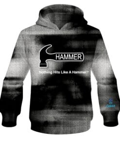 Hammer Black Canvas CoolWick Bowling Hoodie