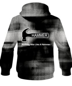 Alternative view of Hammer Black Canvas CoolWick Bowling Hoodie