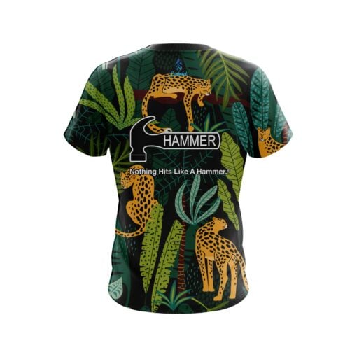 Hammer Forest Leopard CoolWick Bowling Jersey - Image 2