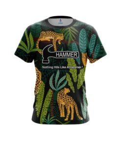 Hammer Forest Leopard CoolWick Bowling Jersey