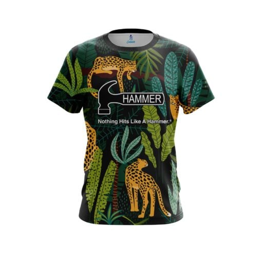 Hammer Forest Leopard CoolWick Bowling Jersey