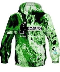 Hammer Marble Green CoolWick Bowling Hoodie