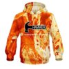 Hammer Marble Orange CoolWick Bowling Hoodie