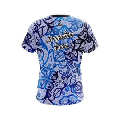 Jacqueline Evans Storm Flowers Replica CoolWick Bowling Jersey - Image 2