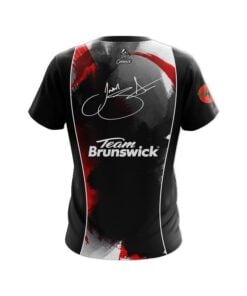 Alternative view of Jason Sterner Flash Red Replica CoolWick Bowling Jersey