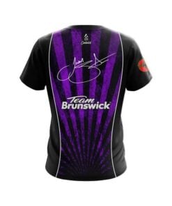 Alternative view of Jason Sterner United Purple Replica CoolWick Bowling Jersey