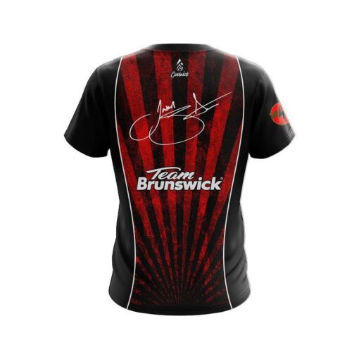 Jason Sterner United Red Replica CoolWick Bowling Jersey - Image 2