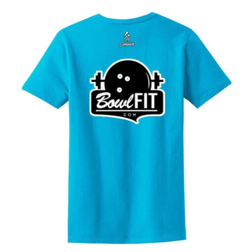 Women's BowlFit Heather D'Errico Essential T-Shirt Aquatic Blue - Image 2