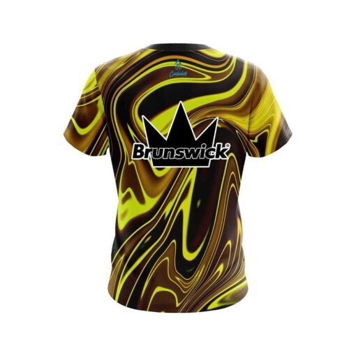 Brunswick Liquid Gold CoolWick Bowling Jersey - Image 2