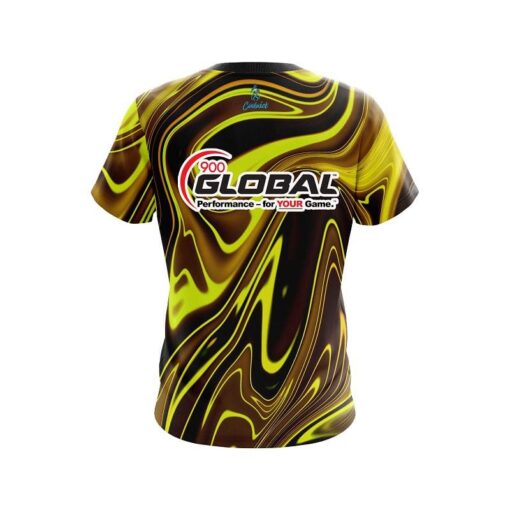 900 Global Liquid Gold CoolWick Bowling Jersey - Image 2