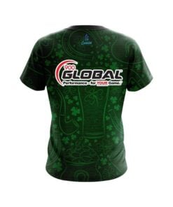 Alternative view of 900 Global Lucky Shamrock CoolWick Bowling Jersey
