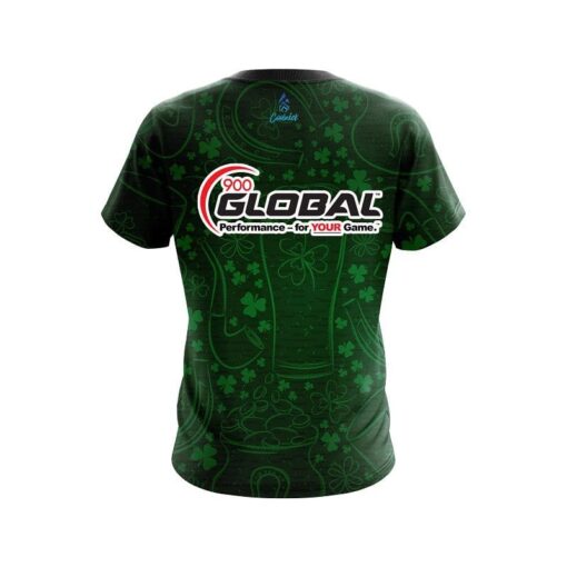 900 Global Lucky Shamrock CoolWick Bowling Jersey - Image 2