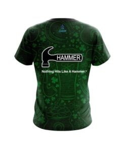 Alternative view of Hammer Lucky Shamrock CoolWick Bowling Jersey