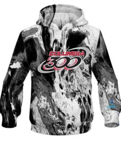Columbia 300 Marble Black CoolWick Bowling Hoodie