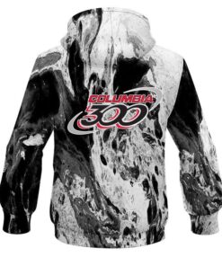 Alternative view of Columbia 300 Marble Black CoolWick Bowling Hoodie