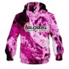 900 Global Marble Pink CoolWick Bowling Hoodie