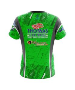 Alternative view of Matt Ogle DV8 Lime Grunge Replica CoolWick Bowling Jersey