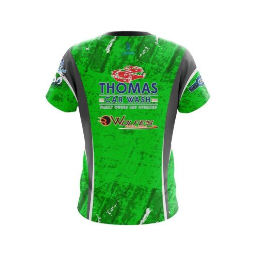 Matt Ogle DV8 Lime Grunge Replica CoolWick Bowling Jersey - Image 2