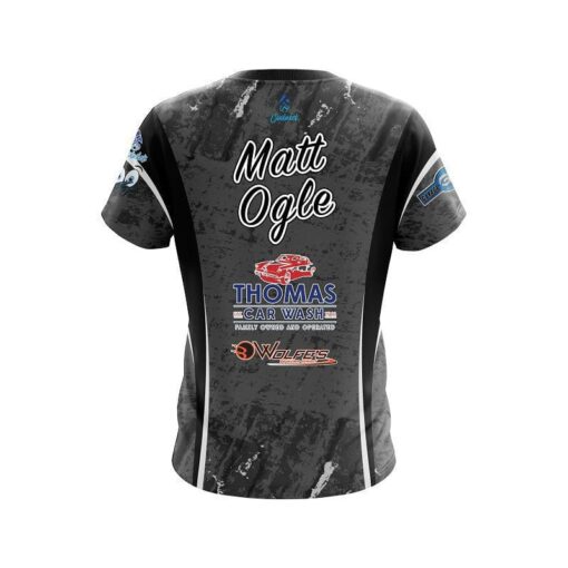 Matt Ogle DV8 Steel Grunge Replica CoolWick Bowling Jersey - Image 2