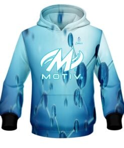 Motiv Blue Atoms CoolWick Bowling Hoodie