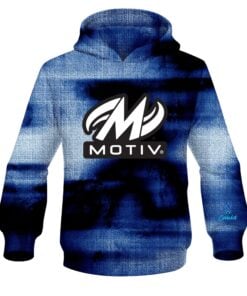 Motiv Blue Canvas CoolWick Bowling Hoodie