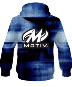 Alternative view of Motiv Blue Canvas CoolWick Bowling Hoodie