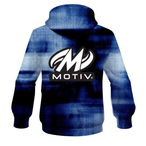 Motiv Blue Canvas CoolWick Bowling Hoodie - Image 2