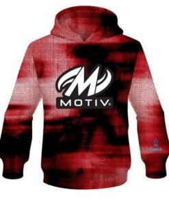 Motiv Red Canvas CoolWick Bowling Hoodie