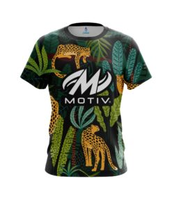 Motiv Forest Leopard CoolWick Bowling Jersey