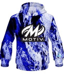 Motiv Marble Blue CoolWick Bowling Hoodie