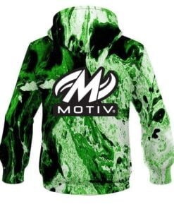 Alternative view of Motiv Marble Green CoolWick Bowling Hoodie