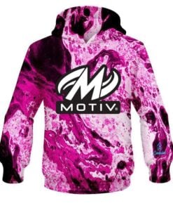 Motiv Marble Pink CoolWick Bowling Hoodie