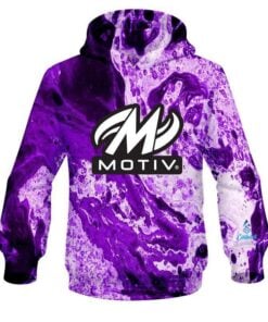 Motiv Marble Purple CoolWick Bowling Hoodie