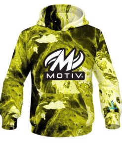 Motiv Marble Yellow CoolWick Bowling Hoodie