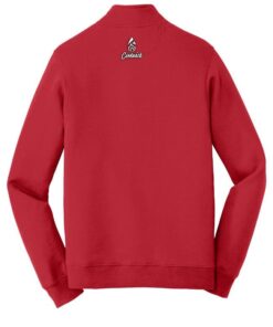 Alternative view of Matt Ogle CoolWick Signature Fan Favorite Fleece 1/4-Zip Pullover Red