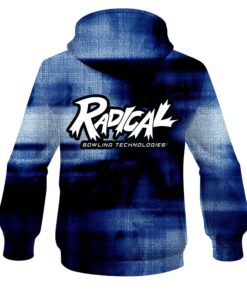 Alternative view of Radical Blue Canvas CoolWick Bowling Hoodie