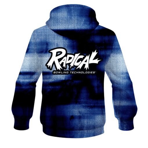 Radical Blue Canvas CoolWick Bowling Hoodie - Image 2