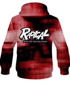 Alternative view of Radical Red Canvas CoolWick Bowling Hoodie
