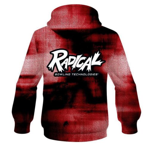 Radical Red Canvas CoolWick Bowling Hoodie - Image 2