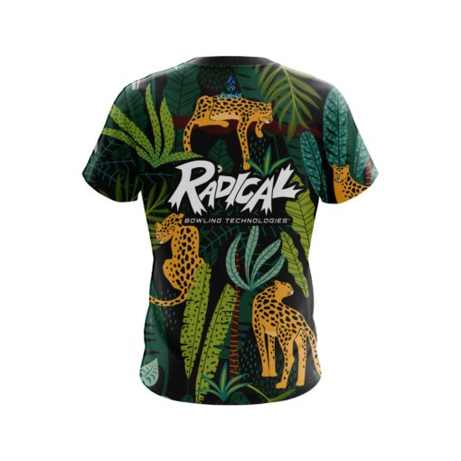 Radical Forest Leopard CoolWick Bowling Jersey - Image 2