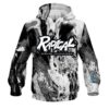 Radical Marble Black CoolWick Bowling Hoodie