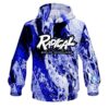 Radical Marble Blue CoolWick Bowling Hoodie