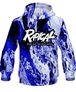 Radical Marble Blue CoolWick Bowling Hoodie