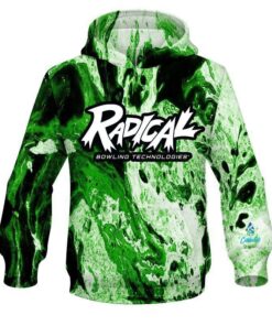 Radical Marble Green CoolWick Bowling Hoodie