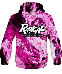 Radical Marble Pink CoolWick Bowling Hoodie