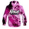 Radical Marble Pink CoolWick Bowling Hoodie - Image 2