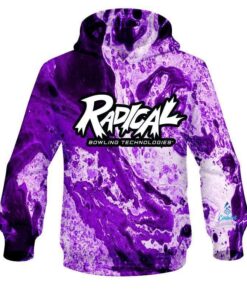 Radical Marble Purple CoolWick Bowling Hoodie