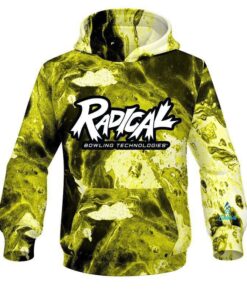 Radical Marble Yellow CoolWick Bowling Hoodie