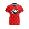 Motiv Red And White Dots CoolWick Bowling Jersey