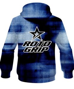 Alternative view of Roto Grip Blue Canvas CoolWick Bowling Hoodie